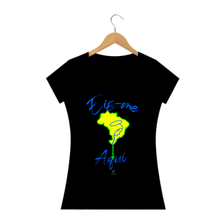 Nome do produto Camiseta Feminina Claudia Bastos - Eis-me Aqui