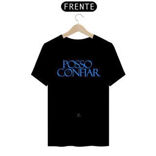 Nome do produto Camiseta Masculina Claudia Bastos - Posso Confiar