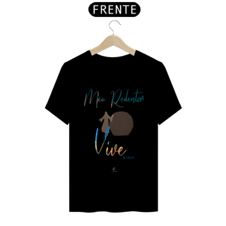 Nome do produto Camiseta Masculina Claudia Bastos - Meu Redentor Vive