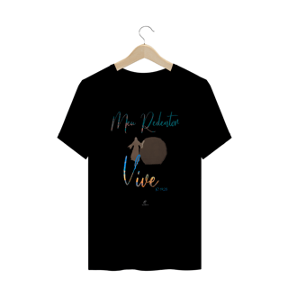Nome do produto Camiseta Plus Size Claudia Bastos - Meu Redentor Vive