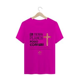 Nome do produto Camiseta Masculina Max Caleb - Em Teus planos posso confiar