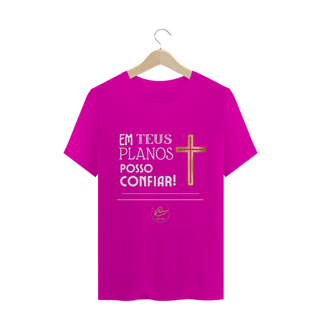 Nome do produto Camiseta Masculina Max Caleb - Em Teus planos posso confiar