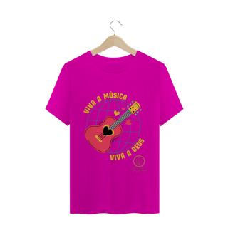 Nome do produto Camiseta Masculina Ivan Domingos - Viva a música