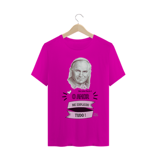 Nome do produto Camiseta Masculina Cris Margaridi - O Amor Explicou Tudo