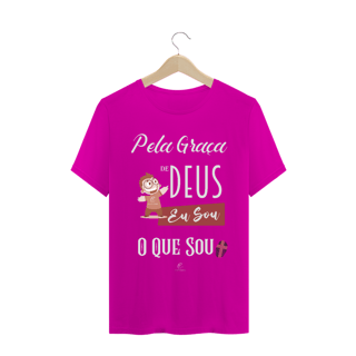 Nome do produto Camiseta Masculina Claudia Bastos - Pela Graça de Deus