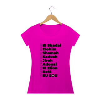 Nome do produto Camiseta Feminina Felipe D'Aloia - Nome Sobre Todo Nome