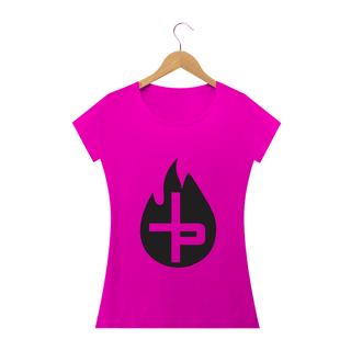 Nome do produto Camiseta Feminina Phelippe Luz - Chama