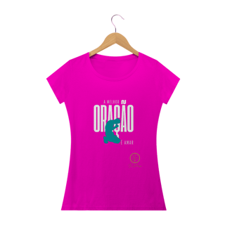 Nome do produto Camiseta feminina Ivan Domingos -  A melhor oração