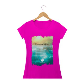 Nome do produto Camiseta Feminina Gabriel Dilins - O caminho é Deus