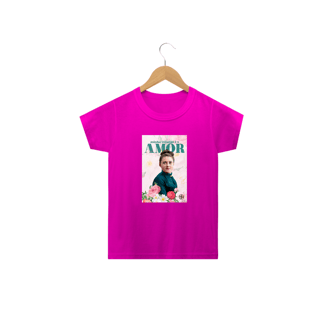 Nome do produto Camiseta Infantil Felipe D'Aloia - Minha Vocação é o Amor