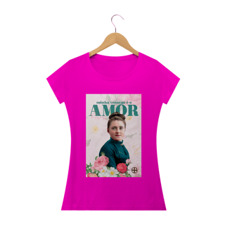 Nome do produto Camiseta Feminina Felipe D'Aloia - Minha Vocação é o Amor