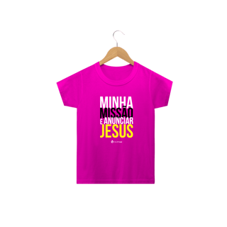 Nome do produto Camiseta Infantil Phelippe Luz - Minha Missão 2