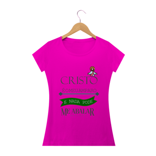 Nome do produto Camiseta Feminina Rose Teixeira - Cristo é Meu Amparo