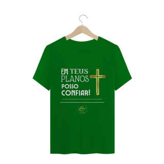 Nome do produto Camiseta Masculina Max Caleb - Em Teus planos posso confiar