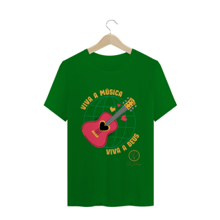 Nome do produto Camiseta Masculina Ivan Domingos - Viva a música