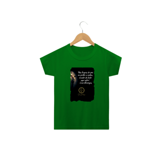 Nome do produto Camiseta Infantil Ivan Domingos - Nos braços do Pai