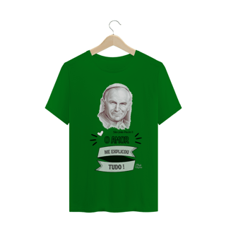 Nome do produto Camiseta Masculina Cris Margaridi - O Amor Explicou Tudo