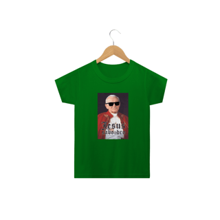 Nome do produto Camiseta Infantil Felipe D'Aloia - Jesus Save Bro