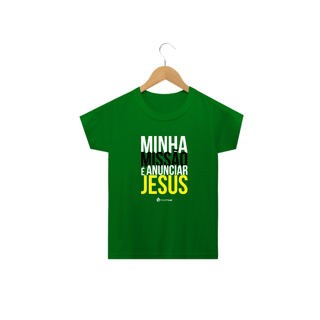 Nome do produto Camiseta Infantil Phelippe Luz - Minha Missão 2