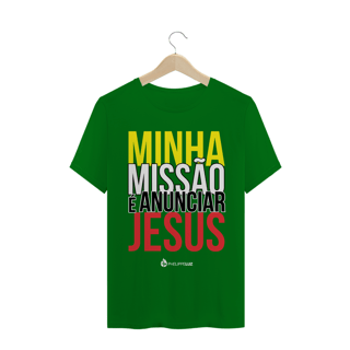 Nome do produto Camiseta Masculina Phelippe Luz - Minha Missão