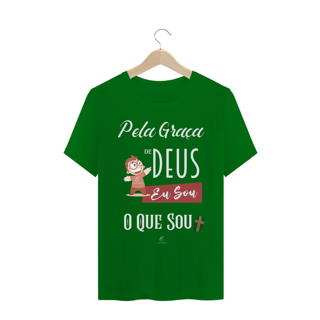Nome do produto Camiseta Masculina Claudia Bastos - Pela Graça de Deus