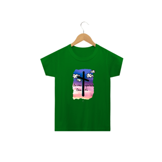 Nome do produto Camiseta Infantil Claudia Bastos - Eu Vou Esperar com Fé