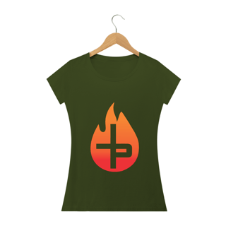 Nome do produto Camiseta Feminina Phelippe Luz - Chama