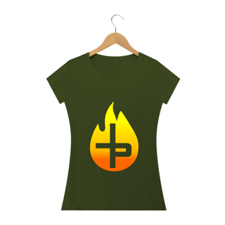 Nome do produto Camiseta Feminina Phelippe Luz - Chama