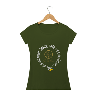 Nome do produto Camiseta feminina Ivan Domingos - O amor de Jesus