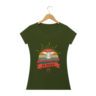 Nome do produto Camiseta Feminina Aline Melo - Governa-me de Novo