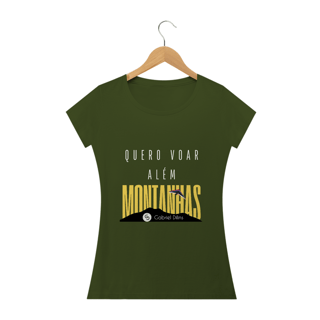 Nome do produto Camiseta Feminina Gabriel Dilins - Quero Voar Além Montanhas