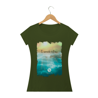 Nome do produto Camiseta Feminina Gabriel Dilins - O caminho é Deus
