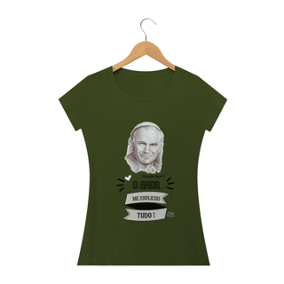 Nome do produto Camiseta Feminina Cris Margaridi - O Amor Explicou Tudo