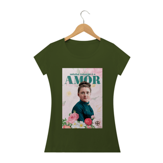 Nome do produto Camiseta Feminina Felipe D'Aloia - Minha Vocação é o Amor