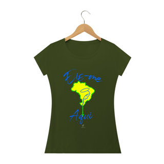 Nome do produto Camiseta Feminina Claudia Bastos - Eis-me Aqui