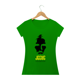 Nome do produto Camiseta Feminina Felipe D'Aloia - Jesus Face
