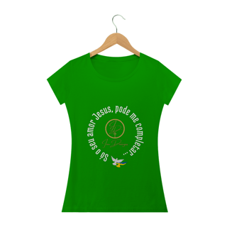 Nome do produto Camiseta feminina Ivan Domingos - O amor de Jesus