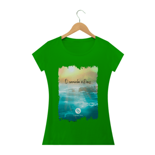 Nome do produto Camiseta Feminina Gabriel Dilins - O caminho é Deus