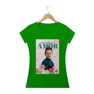 Nome do produto Camiseta Feminina Felipe D'Aloia - Minha Vocação é o Amor