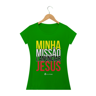 Nome do produto Camiseta Feminina Phelippe Luz - Minha Missão