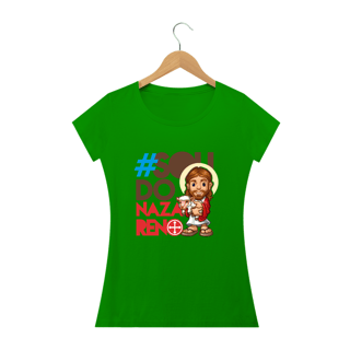 Nome do produto Camiseta Feminina Felipe D'Aloia - Sou do Nazareno