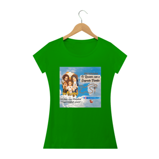 Nome do produto Camiseta Feminina Roberto Soares - Programa Rosário com a Sagrada Família
