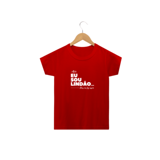 Nome do produto Camiseta Infantil Forró Santíssima Trindade - Eu sou lindão