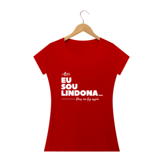 Nome do produto Camiseta Feminina Forró Santíssima Trindade - Eu Sou Lindona
