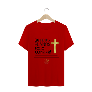 Nome do produto Camiseta Masculina Max Caleb - Em Teus planos posso confiar