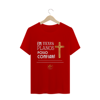 Nome do produto Camiseta Masculina Max Caleb - Em Teus planos posso confiar