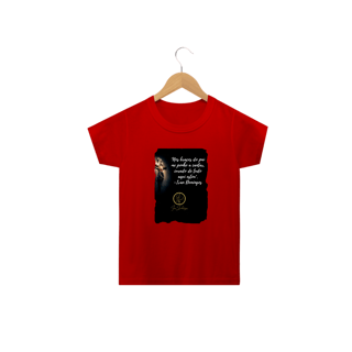 Nome do produto Camiseta Infantil Ivan Domingos - Nos braços do Pai