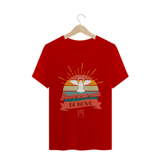 Nome do produto Camiseta Masculina Aline Melo - Governa-me de Novo