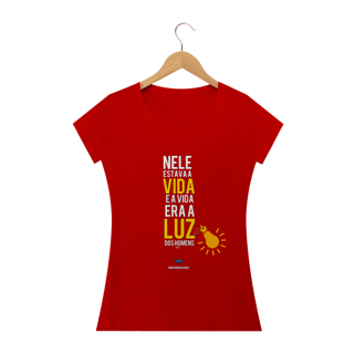Nome do produto Camiseta Feminina Ederson de Oliveira - A Luz dos Homens