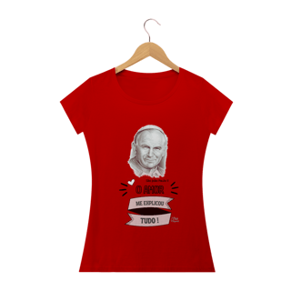Nome do produto Camiseta Feminina Cris Margaridi - O Amor Explicou Tudo